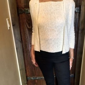 Designer cashmere sweater set